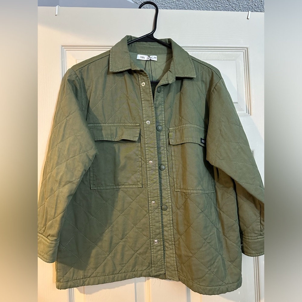 Zara Boys Military Quilted Style Jacket